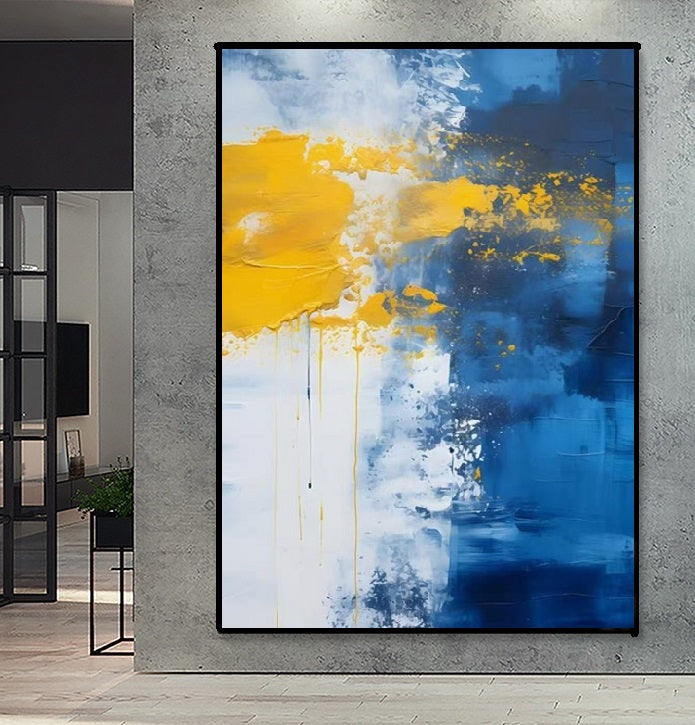Handcrafted Abstract Painting Fine Art For Homedecor MA1587C