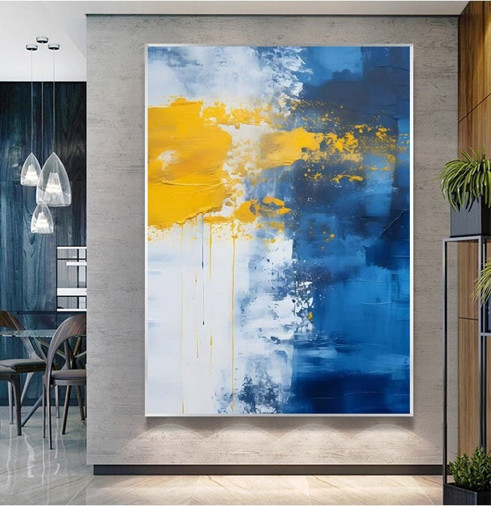 Handcrafted Abstract Painting Fine Art For Homedecor MA1587C