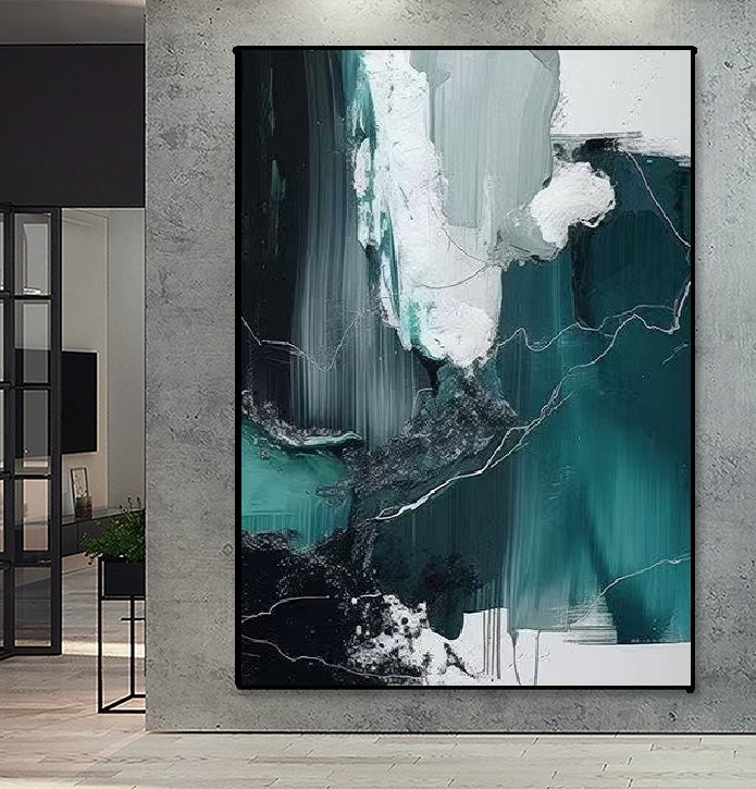 Handcrafted Abstract Painting Fine Art For Homedecor MA1595A