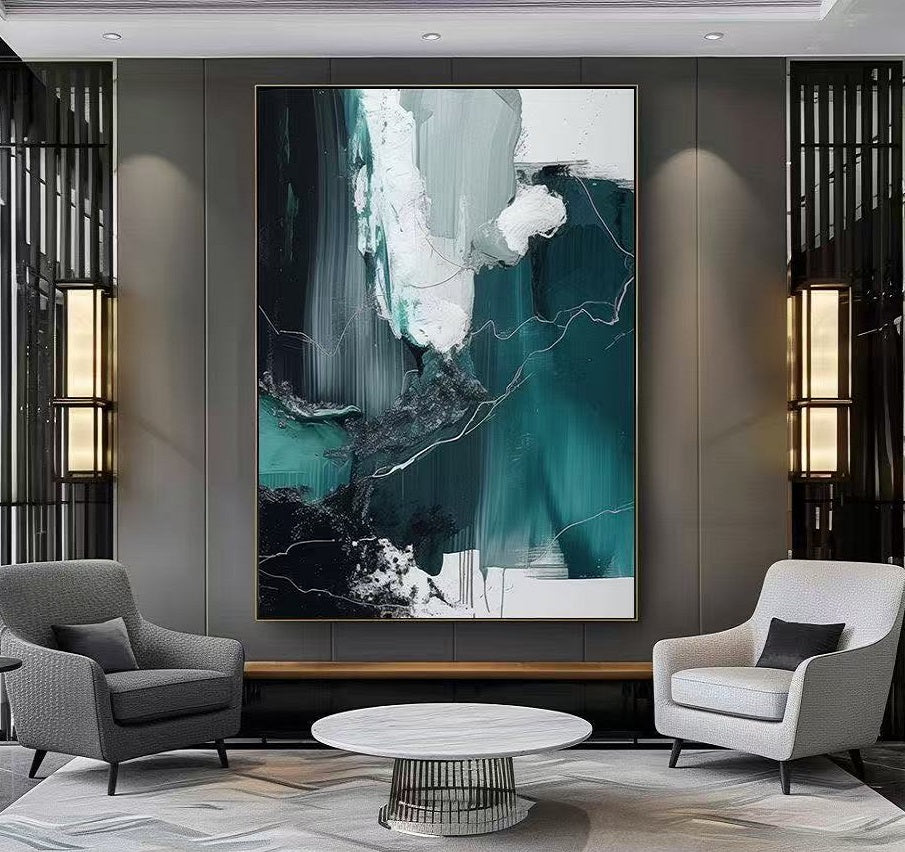 Handcrafted Abstract Painting Fine Art For Homedecor MA1595A
