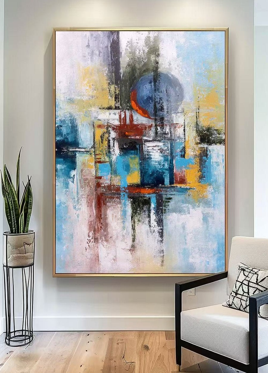 Handcrafted Abstract Painting Fine WallArt For Homedecor MA1596