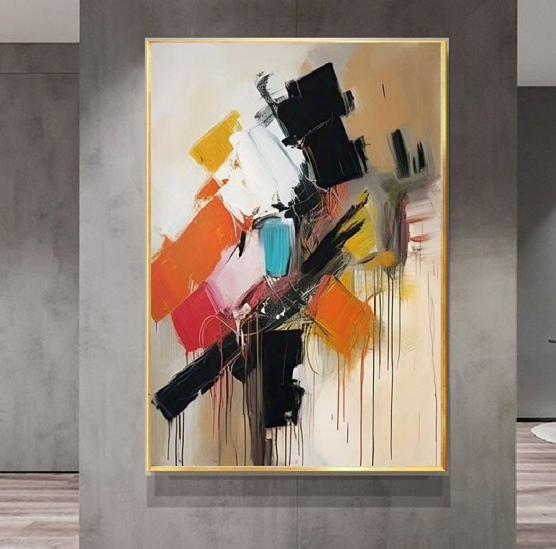 Handcrafted Abstract Painting Fine WallArt For Homedecor MA1598