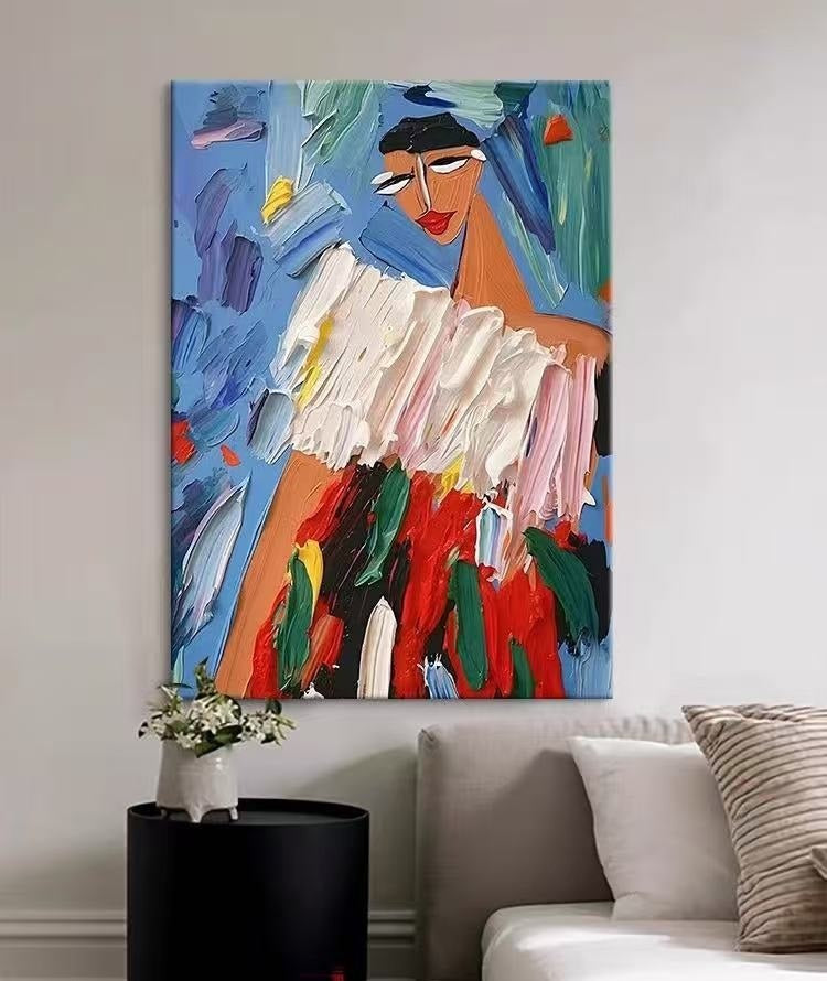 Handcrafted Modern Painting Fine Art For Homedecor MB1040