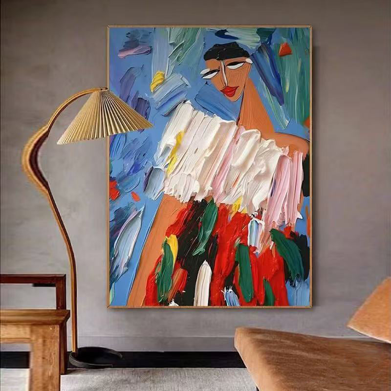 Handcrafted Modern Painting Fine Art For Homedecor MB1040