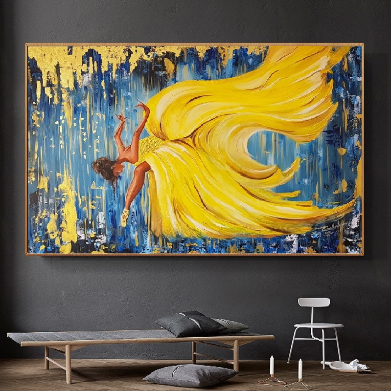 Handcrafted Modern Painting Fine Art For Homedecor MB1098