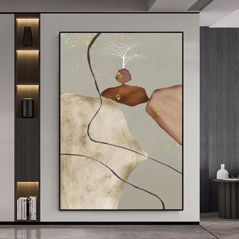 Handcrafted Modern Painting Fine Art For Homedecor MB1101A