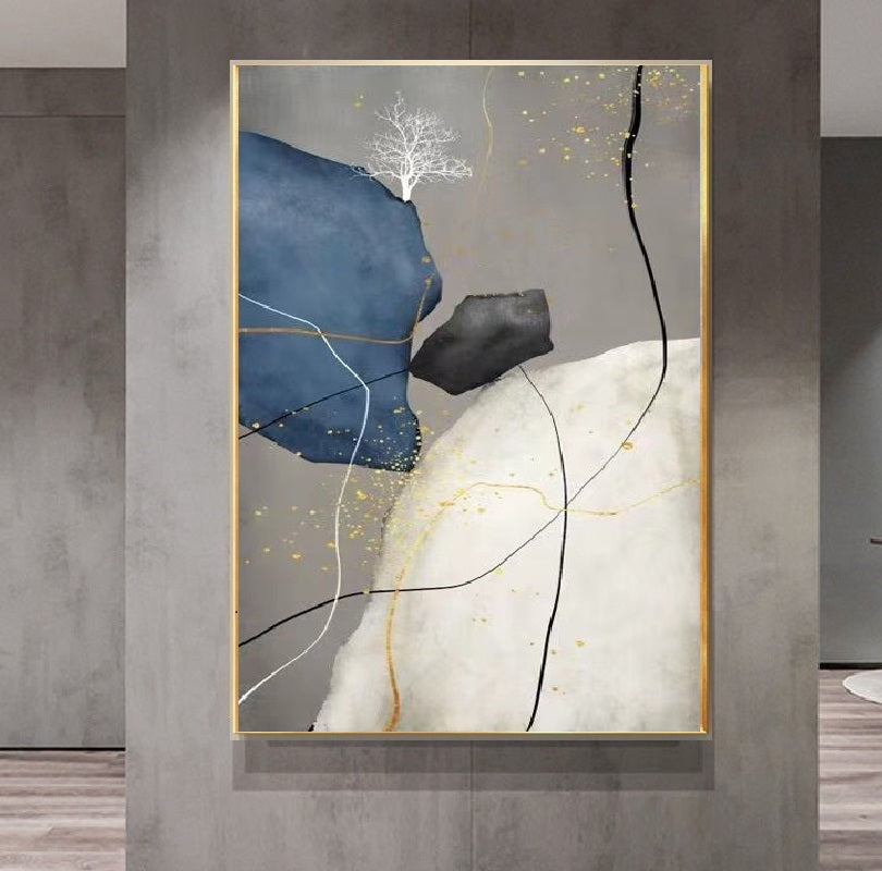 Handcrafted Modern Painting Fine Art For Homedecor MB1101K