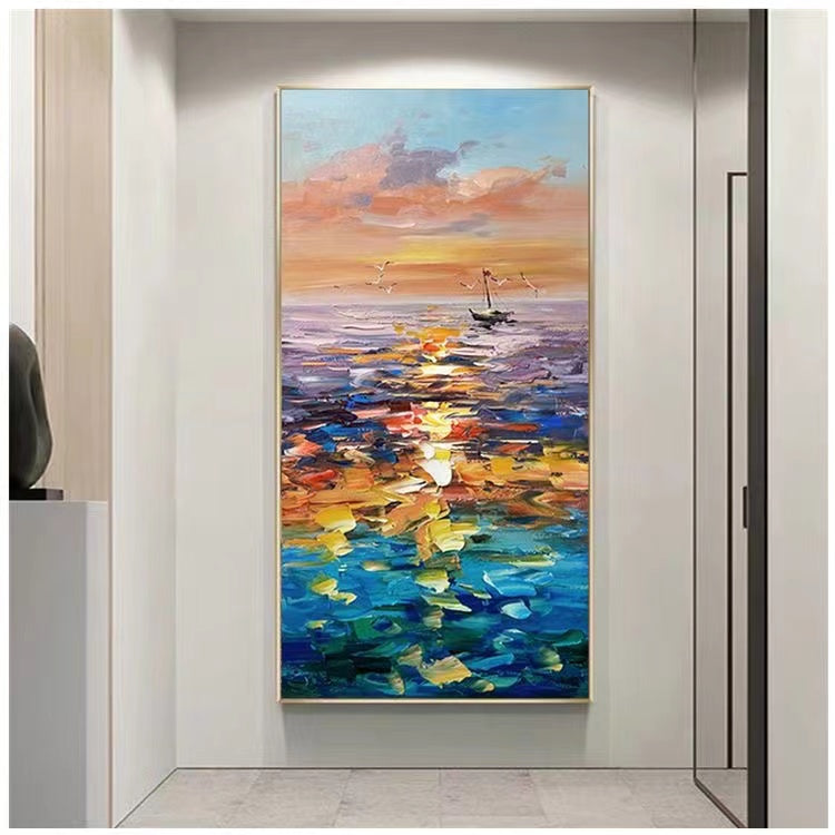 Handcrafted Modern Painting Fine Art For Homedecor MB1115