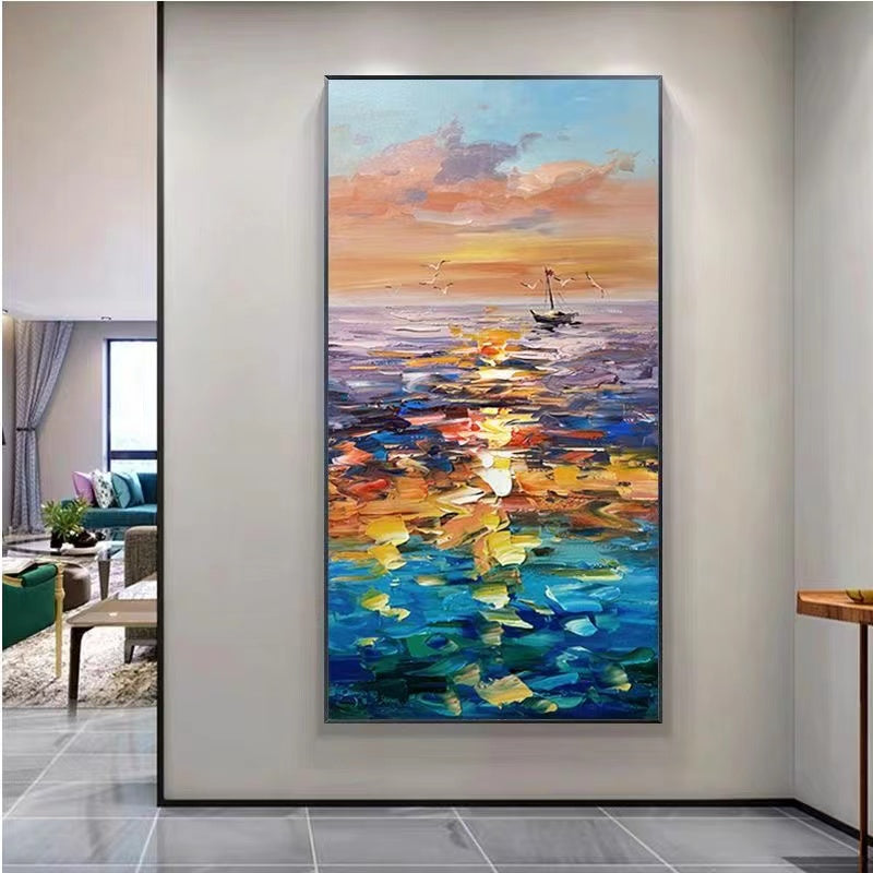 Handcrafted Modern Painting Fine Art For Homedecor MB1115