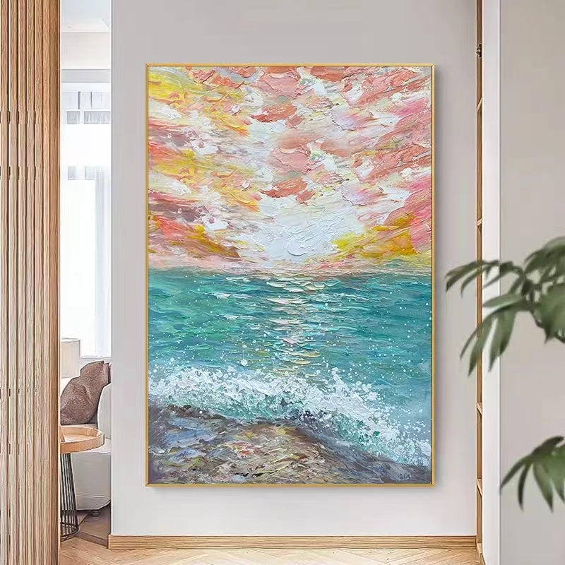 Handcrafted Modern Painting Fine Art For Homedecor MB1121