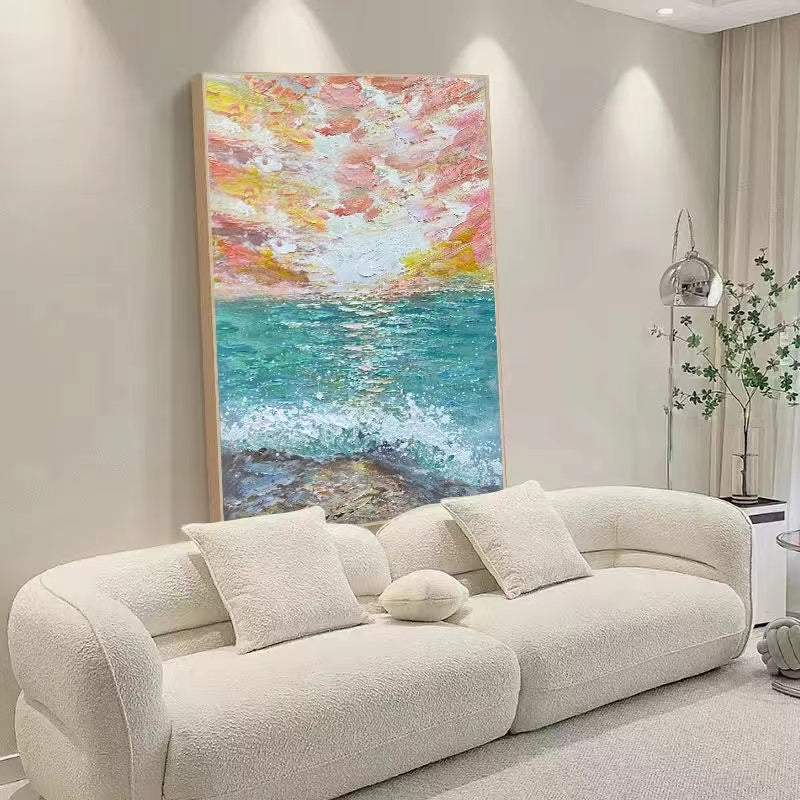 Handcrafted Modern Painting Fine Art For Homedecor MB1121