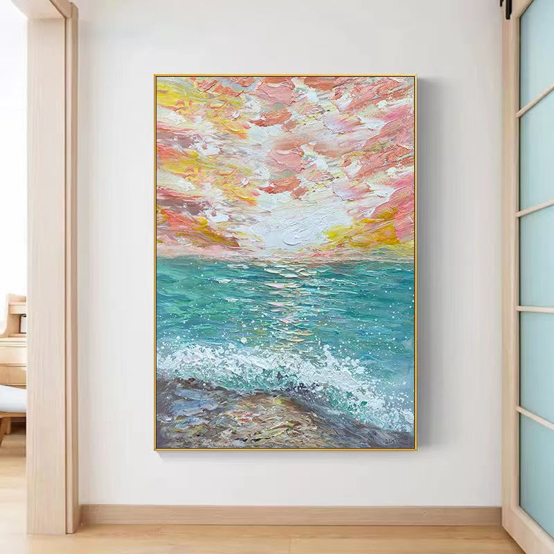 Handcrafted Modern Painting Fine Art For Homedecor MB1121