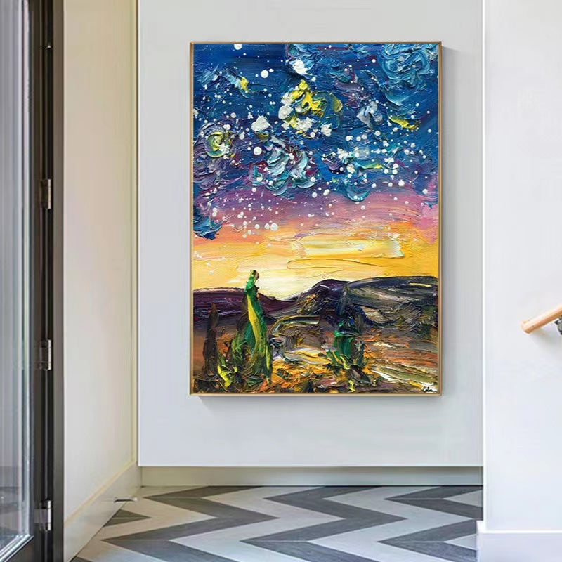 Handcrafted Modern Painting Fine Art For Homedecor MB1124
