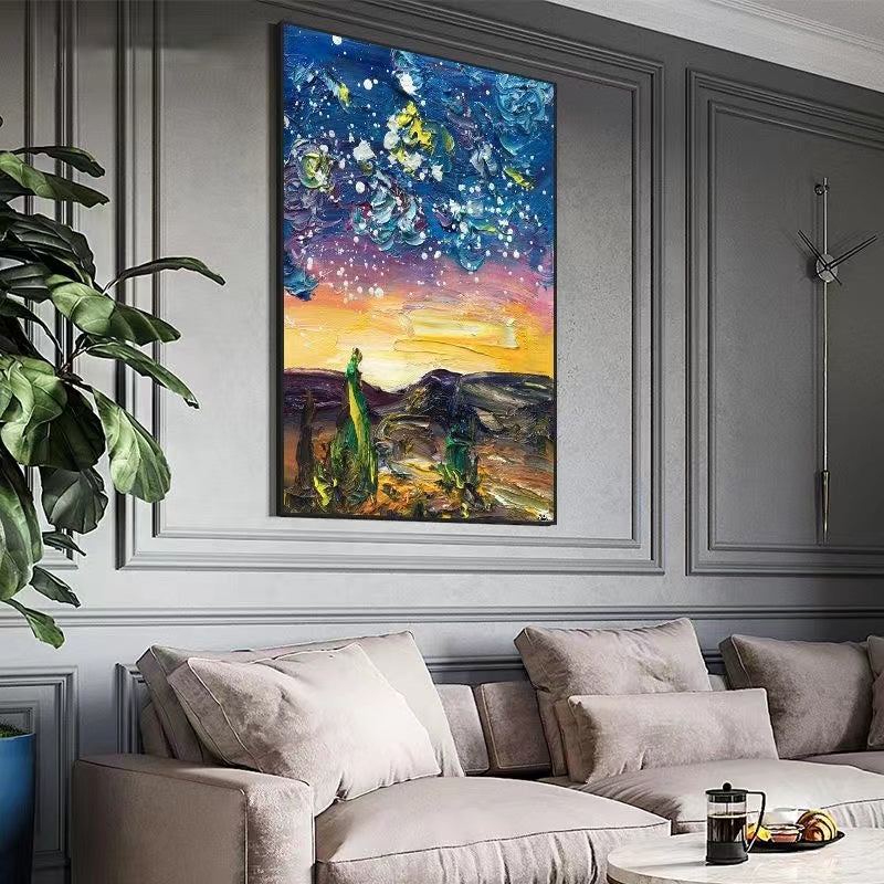 Handcrafted Modern Painting Fine Art For Homedecor MB1124