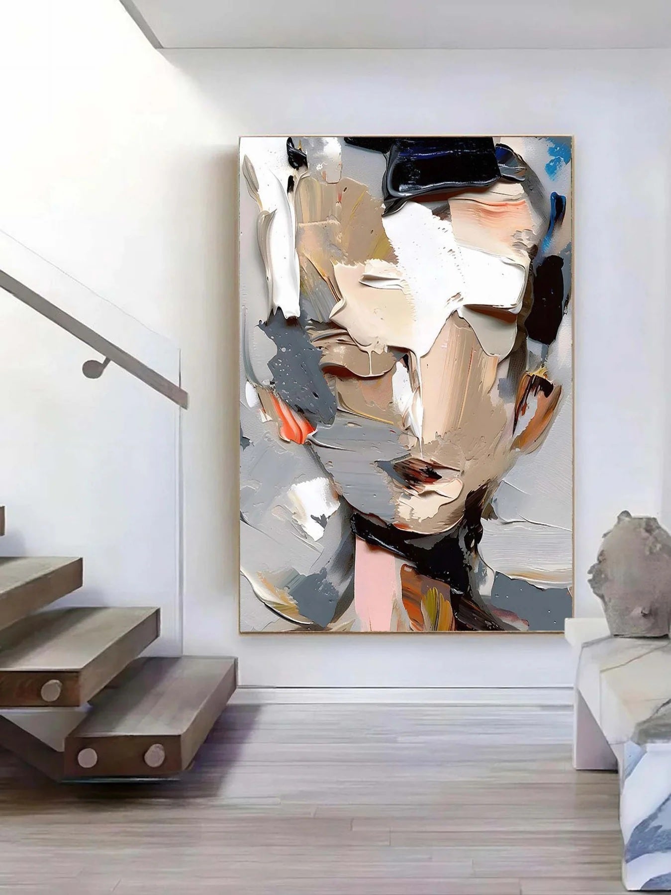 Handcrafted Modern Painting Fine Art For Homedecor MB1144