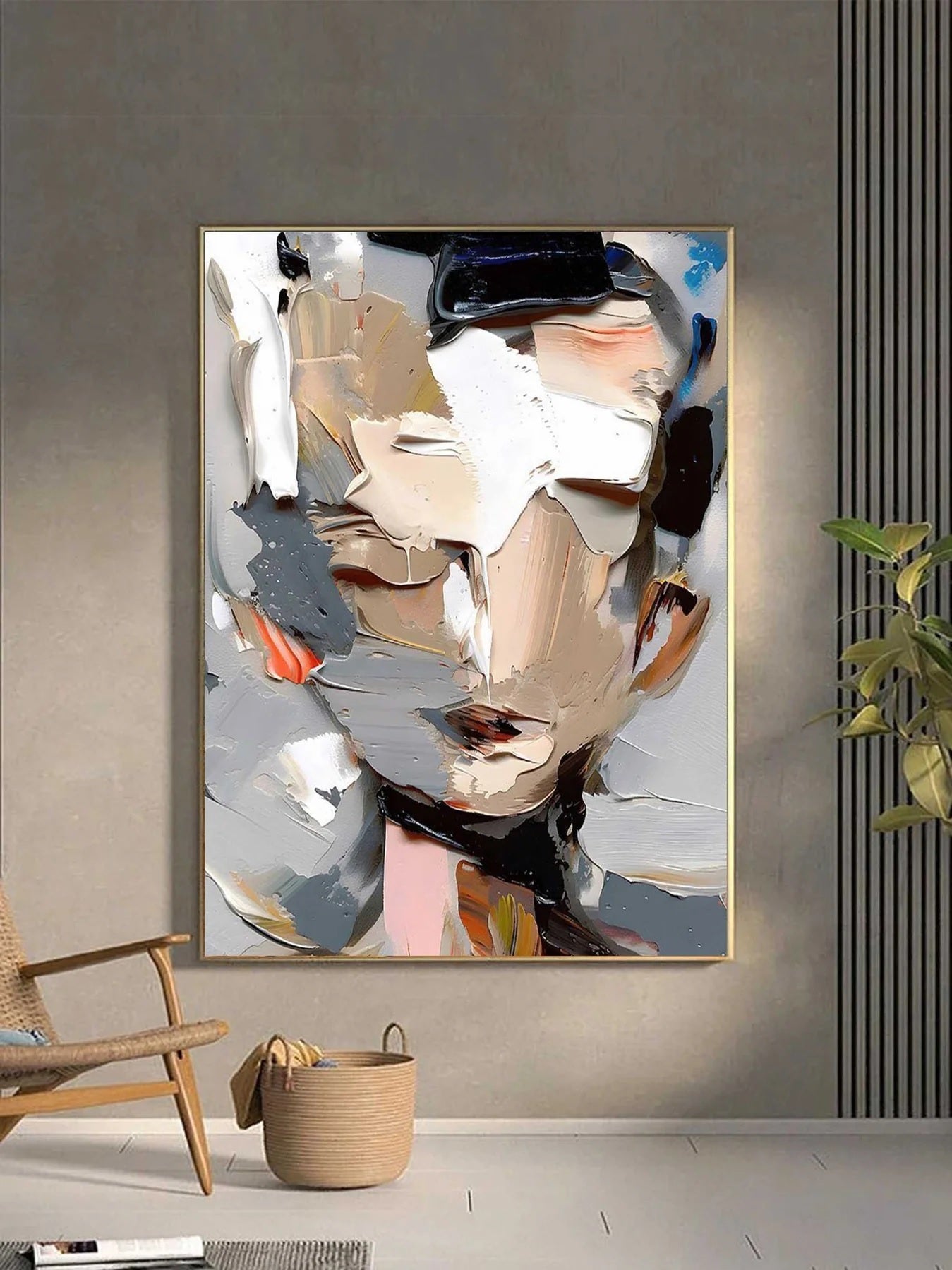 Handcrafted Modern Painting Fine Art For Homedecor MB1144