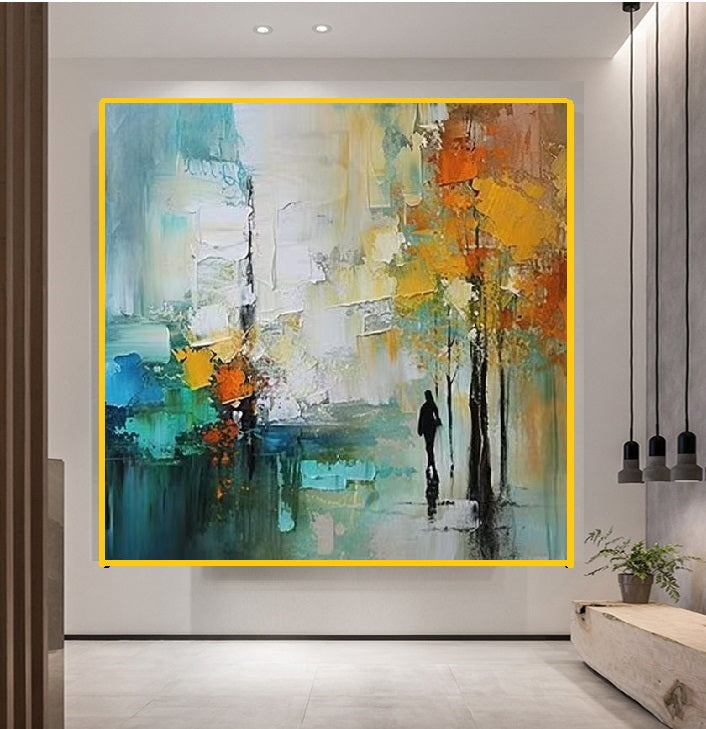Handcrafted Modern Painting Fine Art For Homedecor MB1152