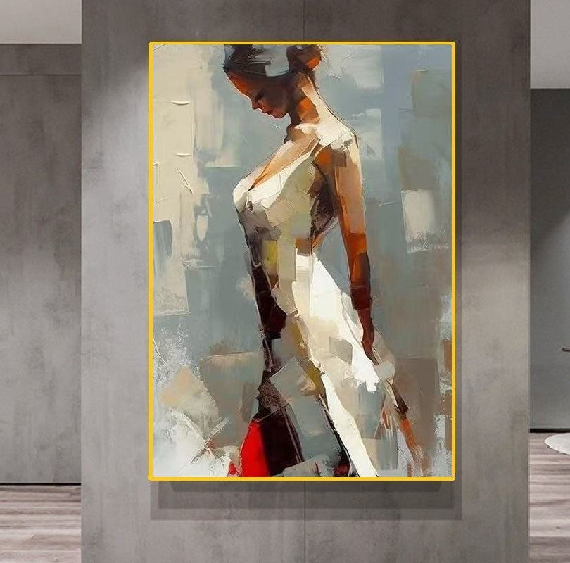 Handcrafted Modern Painting Fine Art For Homedecor MB1153