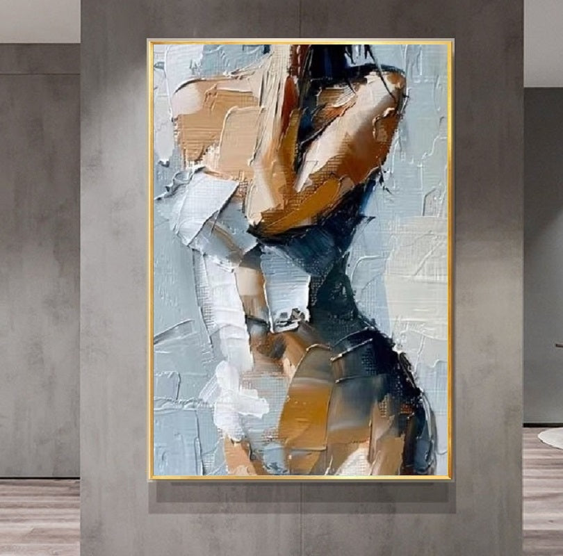 Handcrafted Modern Painting Fine Art For Homedecor MB1154