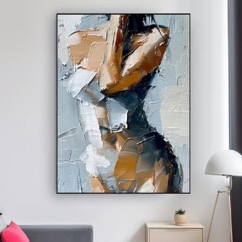 Handcrafted Modern Painting Fine Art For Homedecor MB1154