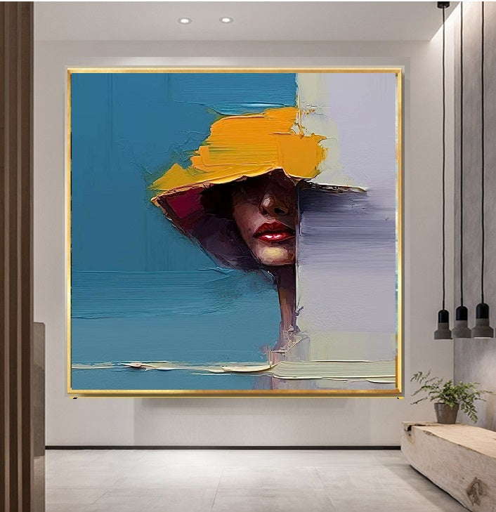 Handcrafted Modern Painting Fine Art For Homedecor MB1160