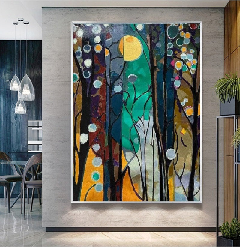 Handcrafted Modern Painting Fine Art For Homedecor MB1167