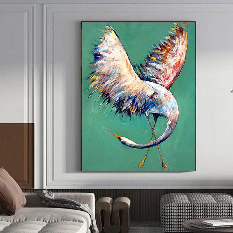Handcrafted Modern Animal Painting Fine Wall Art For Homedecor MDA1017B