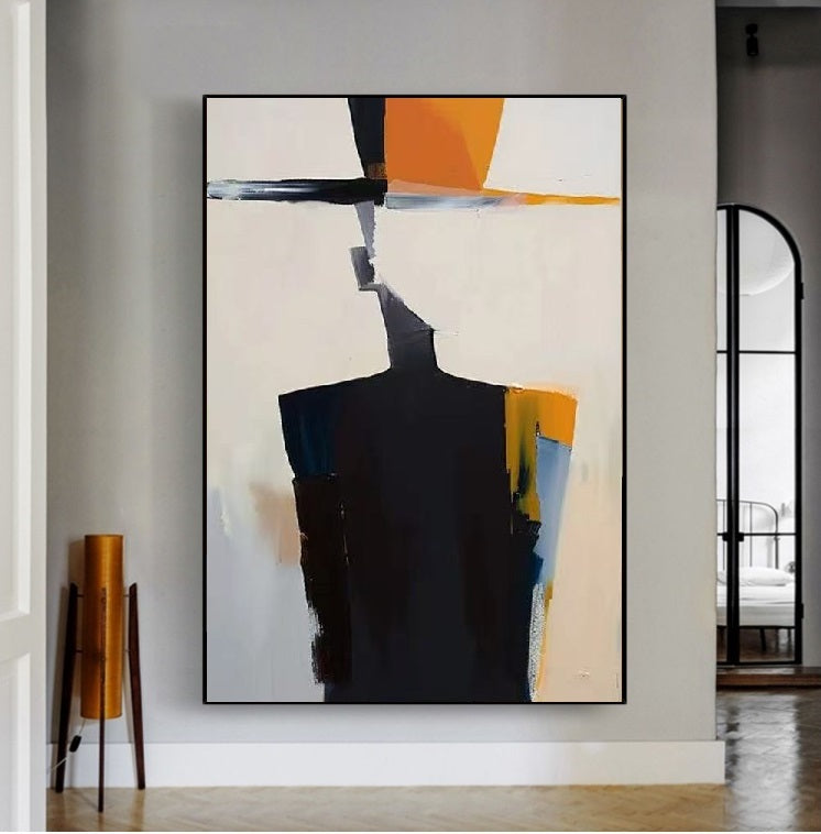 Handcrafted Modern Figure Painting Fine Wall Art For Homedecor MDP1001