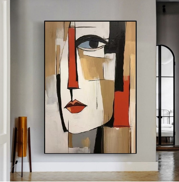 Handcrafted Modern Figure Painting Fine Wall Art For Homedecor MDP1002