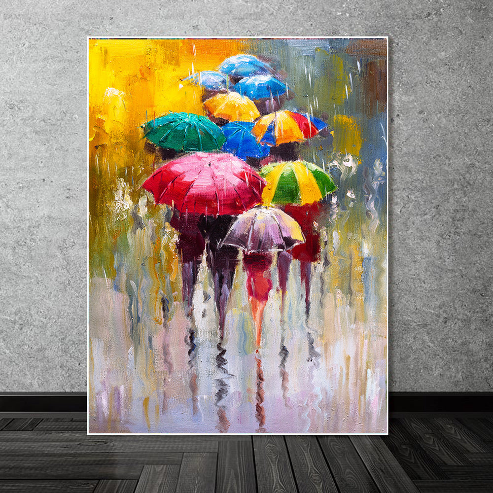 Handcrafted Modern Figure Painting Fine Wall Art For Homedecor MDP1043