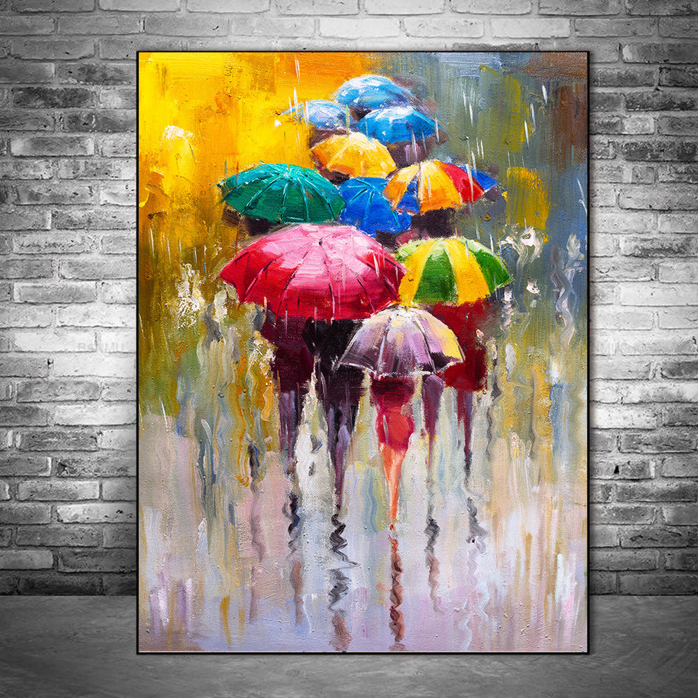 Handcrafted Modern Figure Painting Fine Wall Art For Homedecor MDP1043