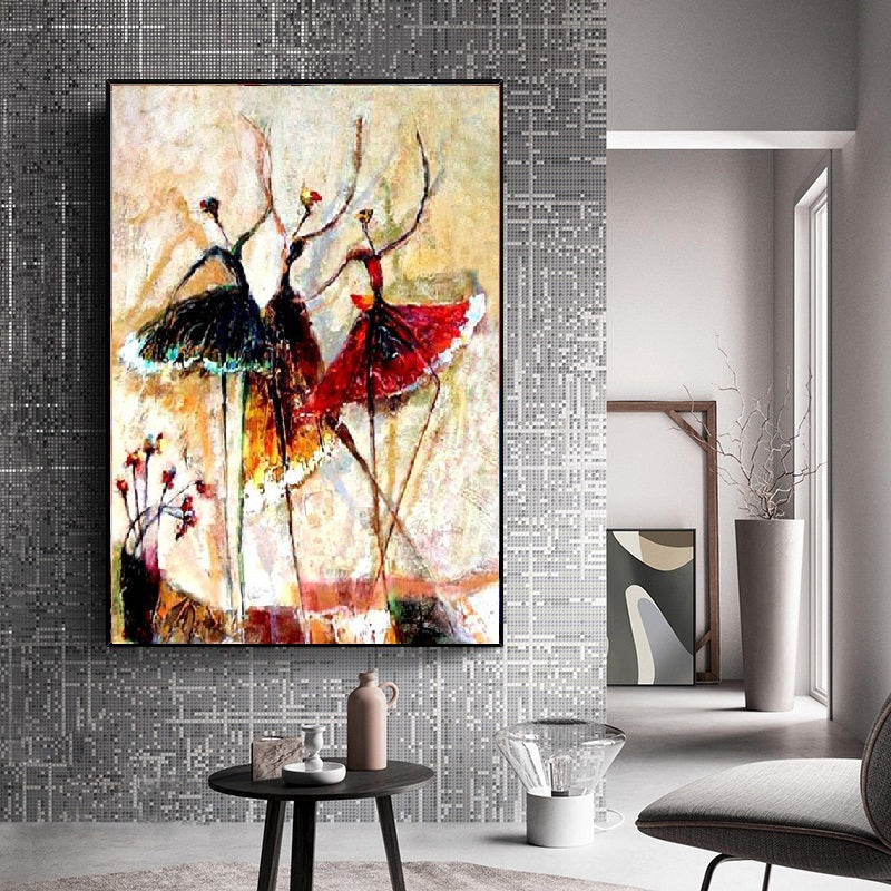 Handcrafted Modern Figure Painting Fine Wall Art For Homedecor MDP1052