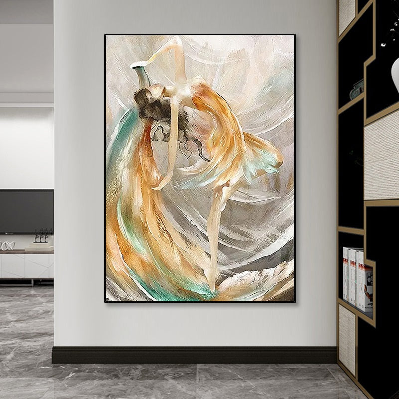 Handcrafted Modern Figure Painting Fine Wall Art For Homedecor MDP1062