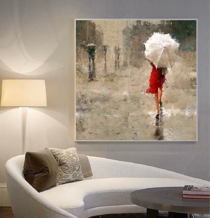 Handcrafted Modern Figure Painting Fine Wall Art For Homedecor MDP1071A