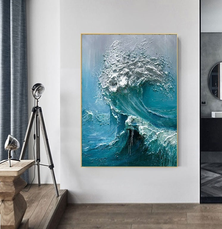 Handcrafted Modern Scenery Painting Wall Art For Homedecor MDS1002
