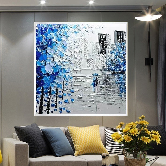 Handcrafted Modern Scenery Painting Wall Art For Homedecor MDS1006