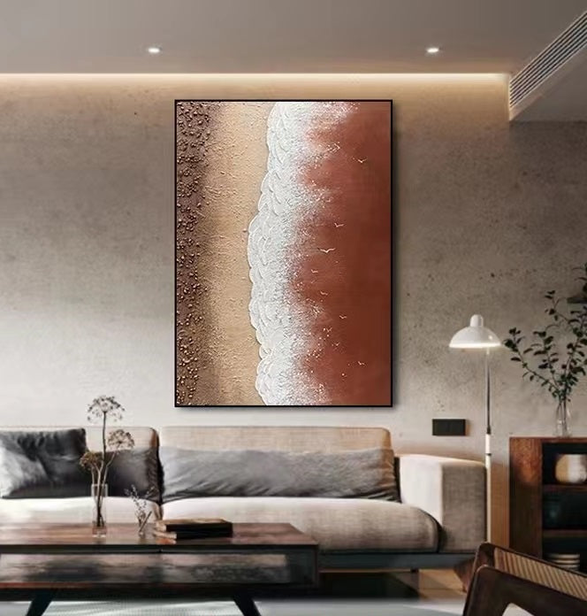 Handcrafted Modern Scenery Painting Wall Art For Homedecor MDS1030C
