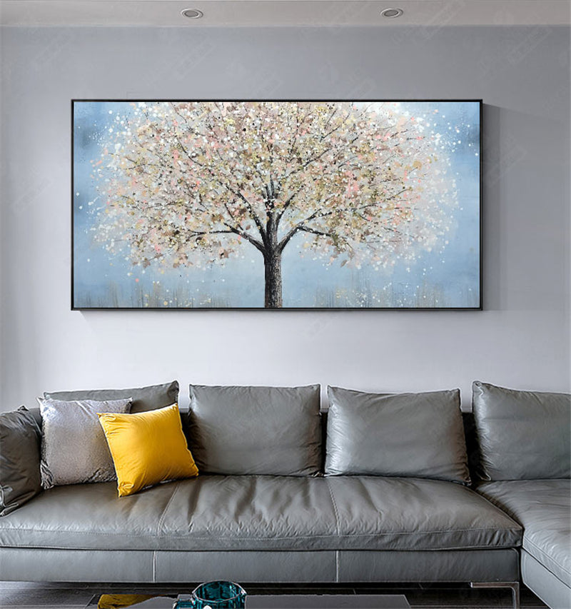 Handcrafted Modern Scenery Painting Fine Wall Art For Homedecor MDS1036