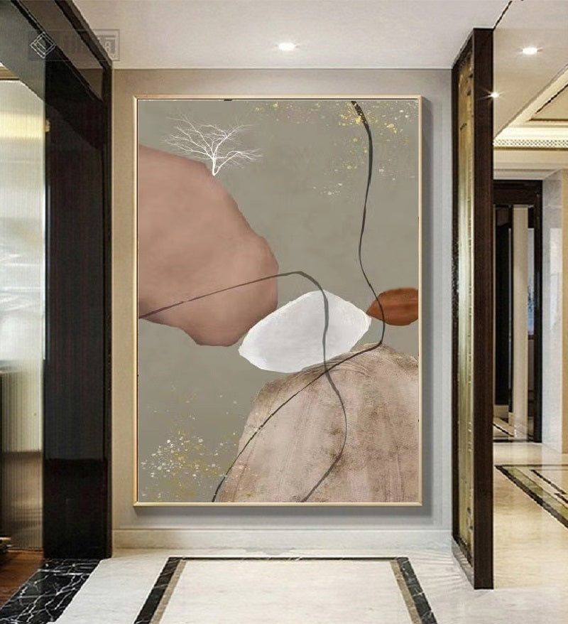 Handcrafted Modern Scenery Painting Wall Art For Homedecor MDS1044C