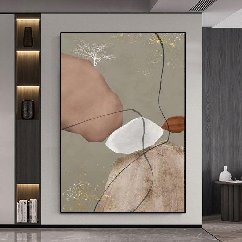 Handcrafted Modern Scenery Painting Wall Art For Homedecor MDS1044C