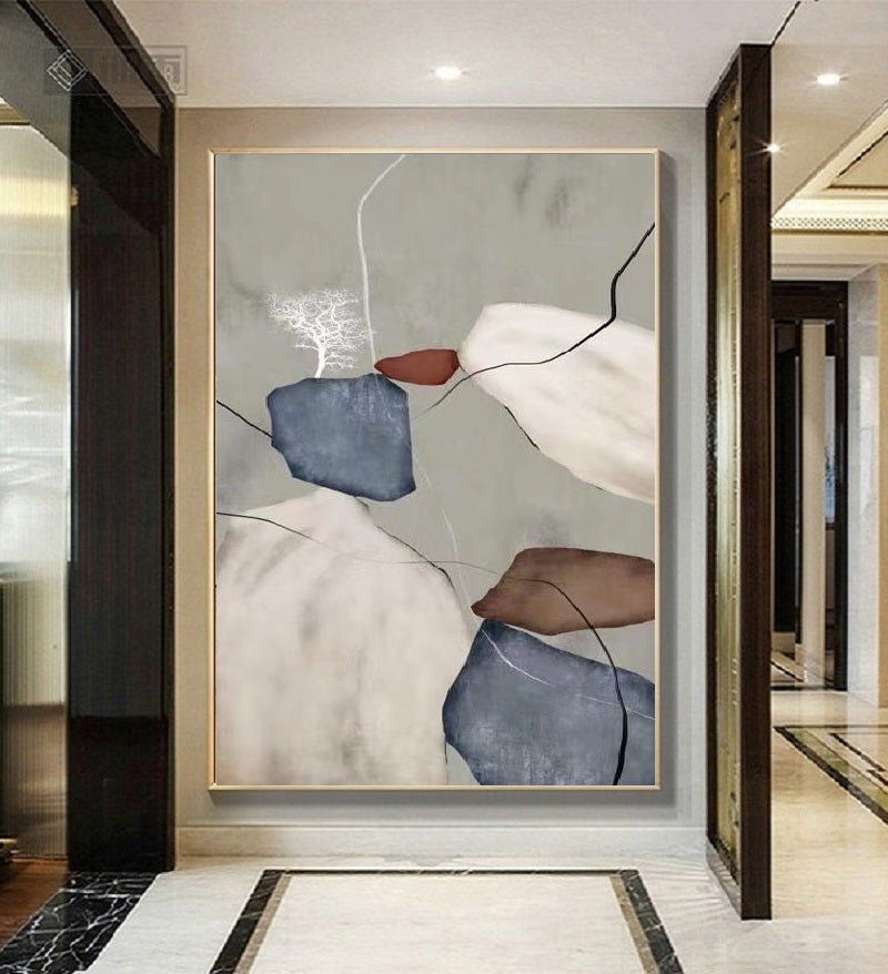 Handcrafted Modern Scenery Painting Wall Art For Homedecor MDS1044F