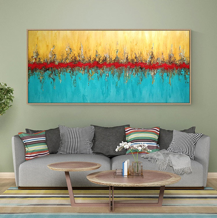 Handcrafted Abstract Painting Fine Art For Homedecor MA1031