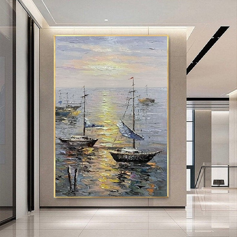 Handcrafted Modern Painting Fine Art For Homedecor MB1095