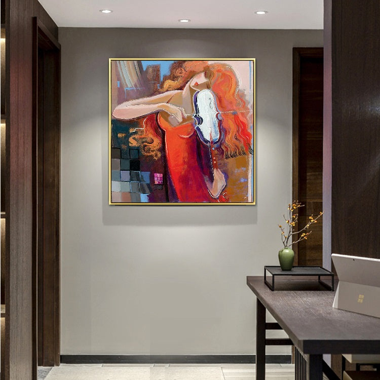 Handcrafted Modern Painting Fine Art For Homedecor MB1029