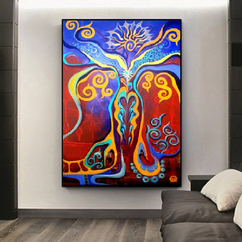 Handcrafted Oil Paintings Acrylic paintings On Canvas Abstract paintings Wall Art MA1023