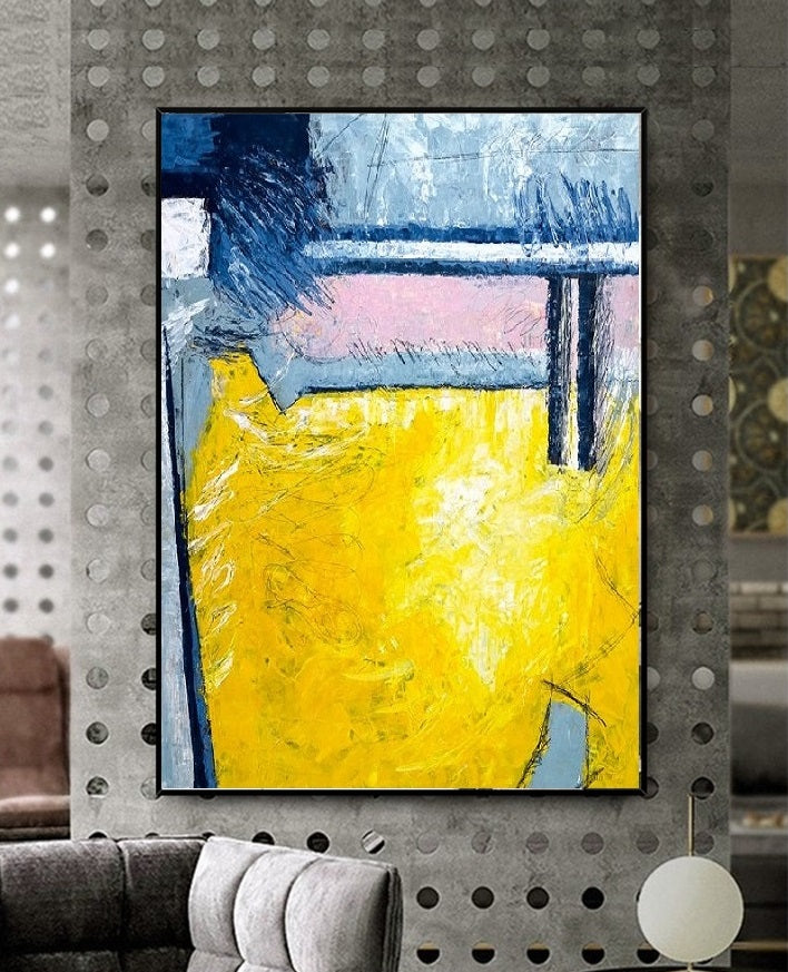 Handcrafted Abstract Painting Fine Art For Homedecor MA1154B