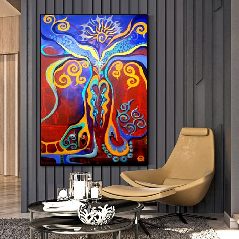 Handcrafted Oil Paintings Acrylic paintings On Canvas Abstract paintings Wall Art MA1023