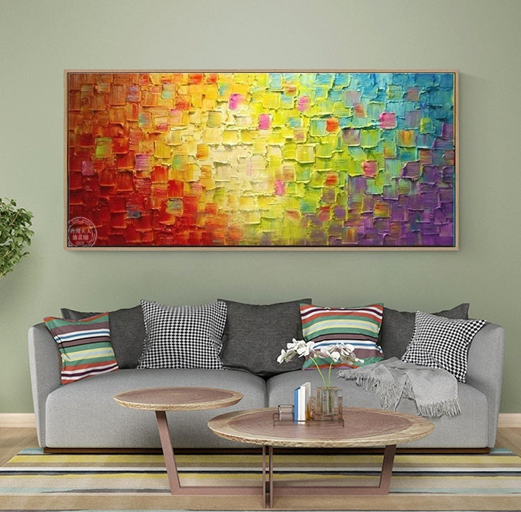 Handcrafted Abstract Painting Fine Art For Homedecor MA1055