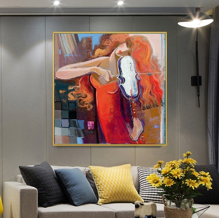 Handcrafted Modern Painting Fine Art For Homedecor MB1029