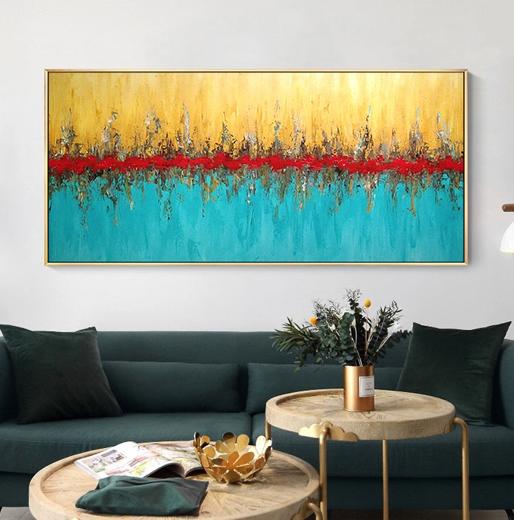 Handcrafted Abstract Painting Fine Art For Homedecor MA1031